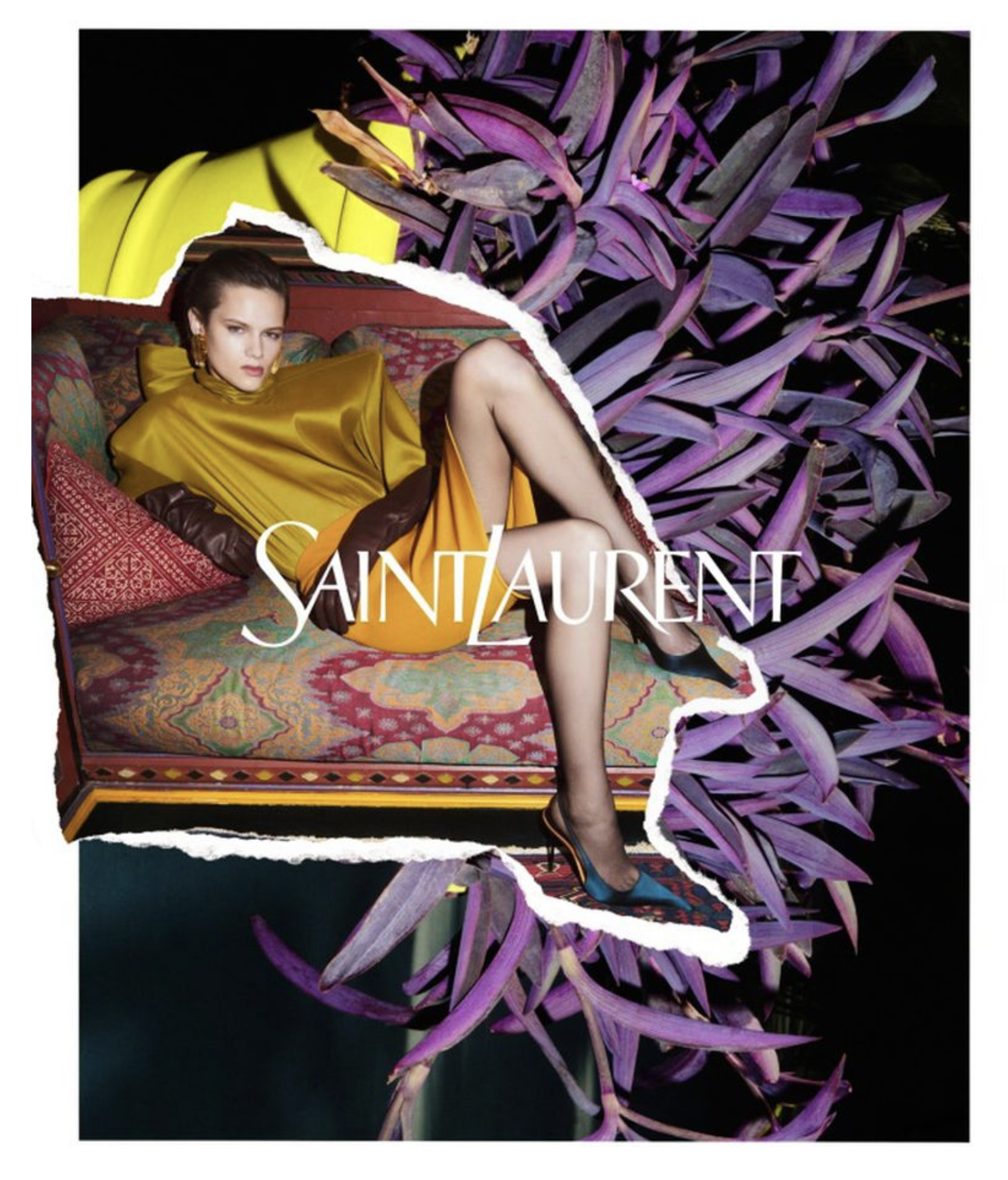 Saint Laurent Winter 2025 Campaign at Villa Oasis Marrakech — Anne
